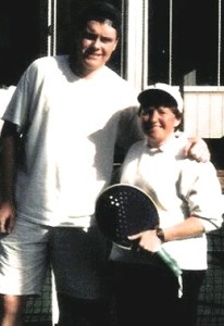 The 1990, 1991 and 1995 Mixed Champions, Patty Hogan and David Ohlmuller. 