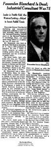 Obituary published in New York Times, Nov 1963