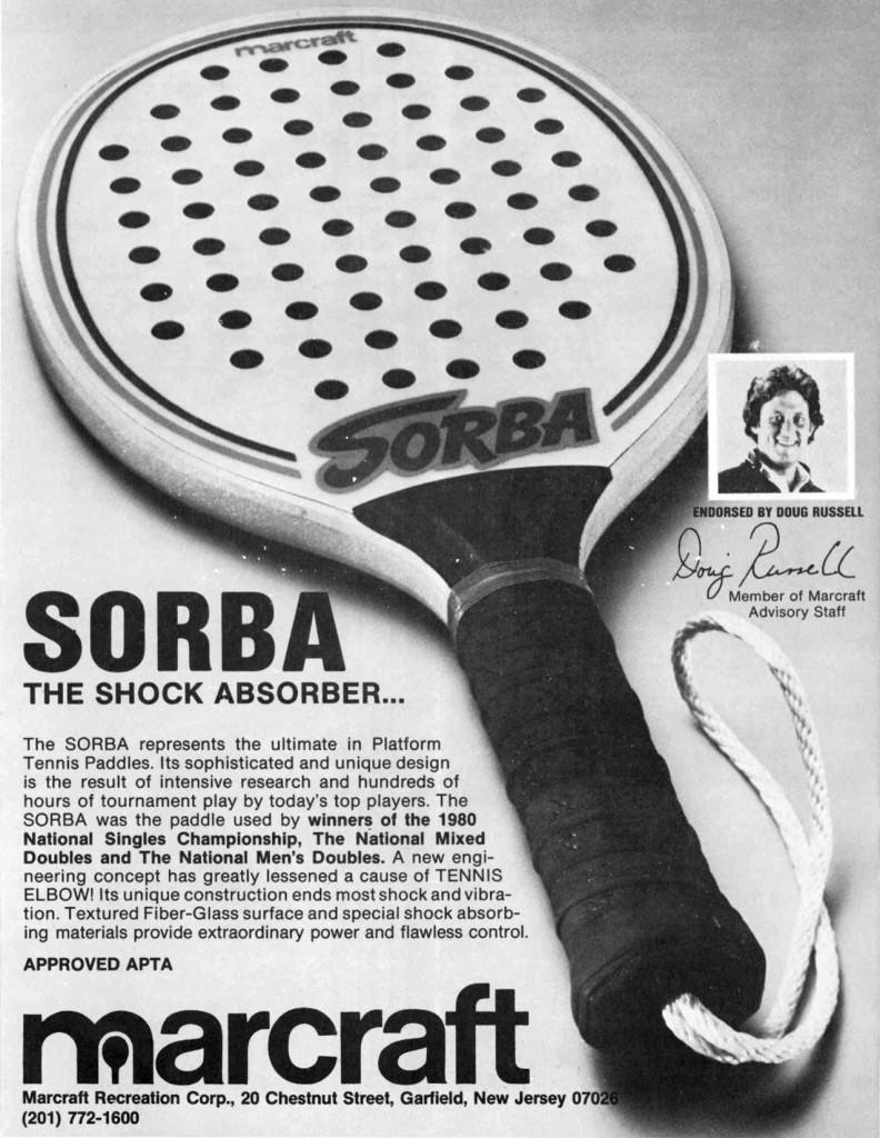 Advertisment for the Marcraft Sorba paddle
