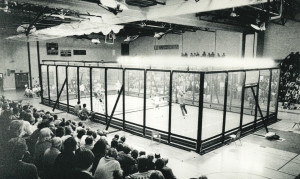 As a way to bring platform tennis to wider audiences, several tournaments were held indoors in Connecticut in the early 1980s, including the Nationals in 1983. Ultimately, this trend did not last, partly due to warm conditions inside. Today, platform tennis remains mostly an outdoor, winter sport, but not always.