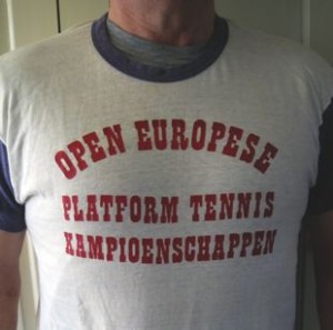 T-Shirt for participants in the first European Championships